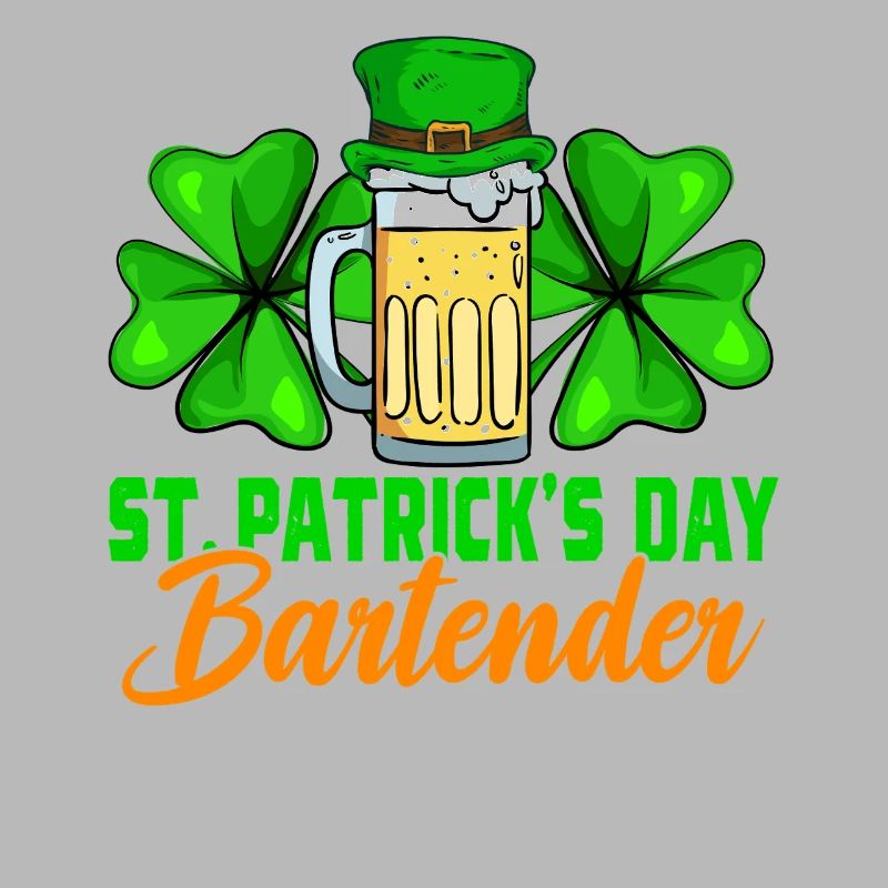 Barkeeper am St. Patrick's Day