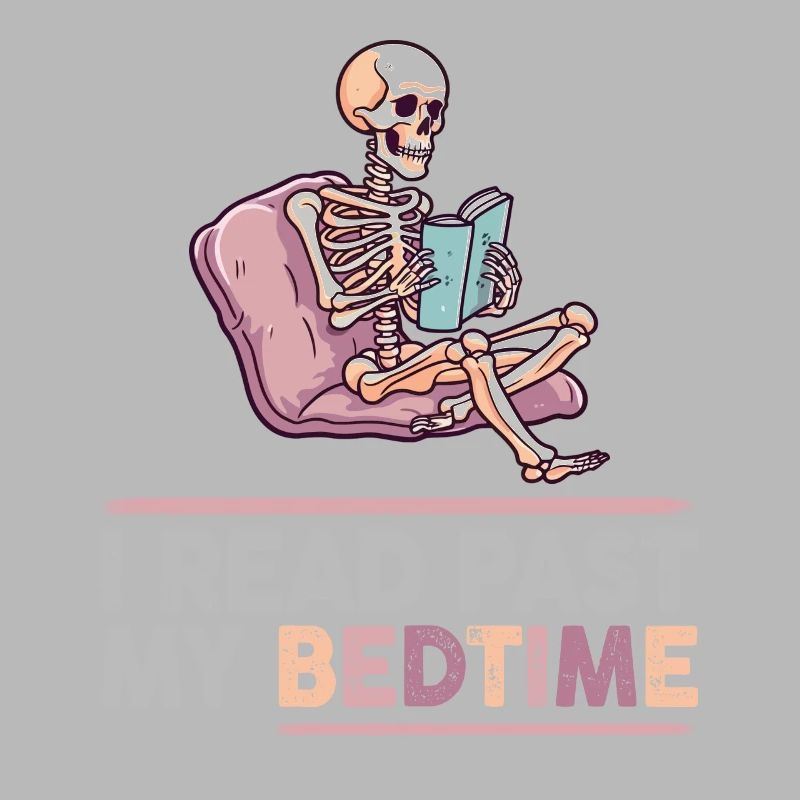Je lis skeleton après le coucher