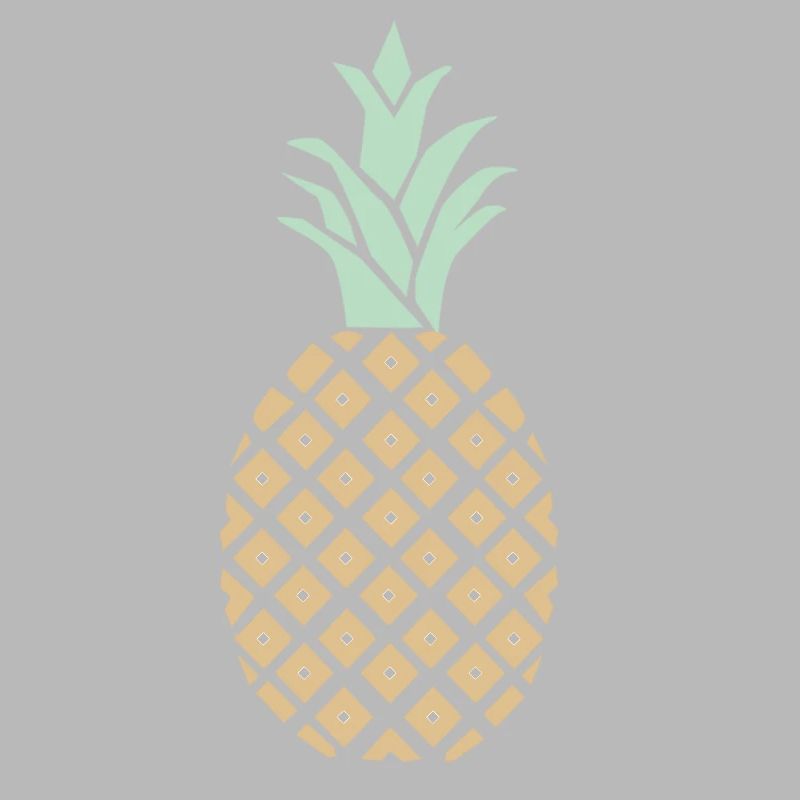 Pineapple with pattern