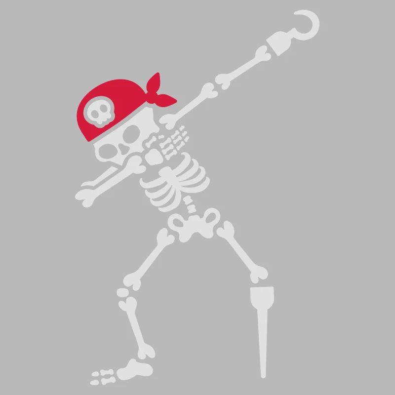 Dab / dabbing skeleton pirate