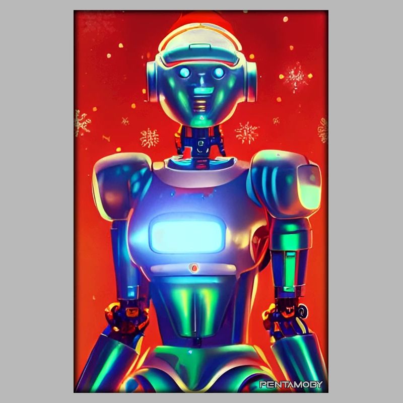 Robots Christmas Future Technology Science