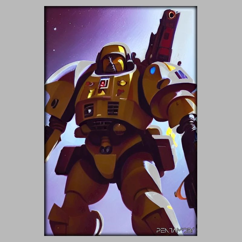 Kampfbot Robot Super Soldier Machine Warrior
