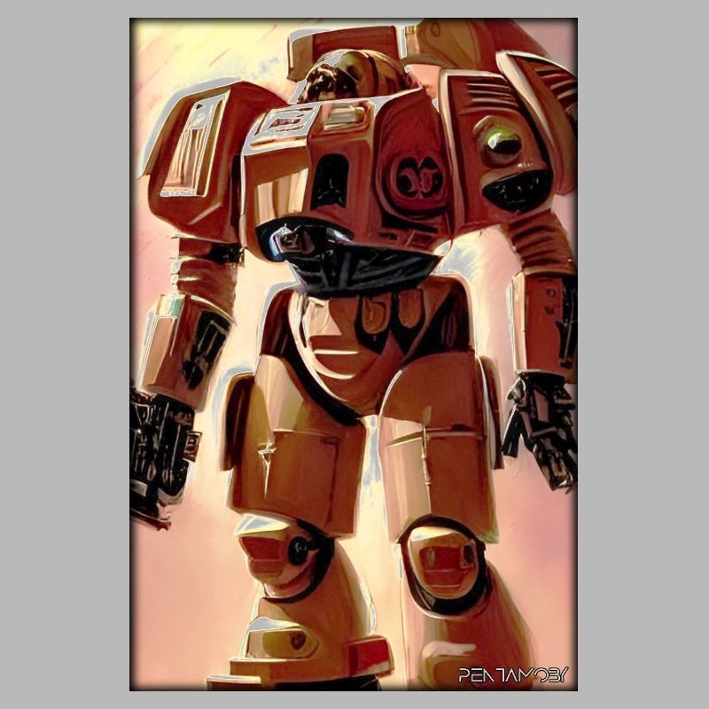 Kampfbot Robot Super Soldat Machine Guerrier