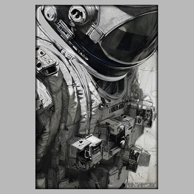 Technologie de science-fiction Astronaut Future
