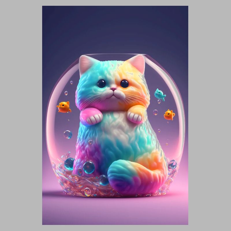 Bunte Katze