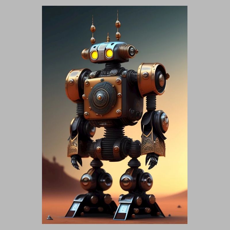 Robot Steampunk 2