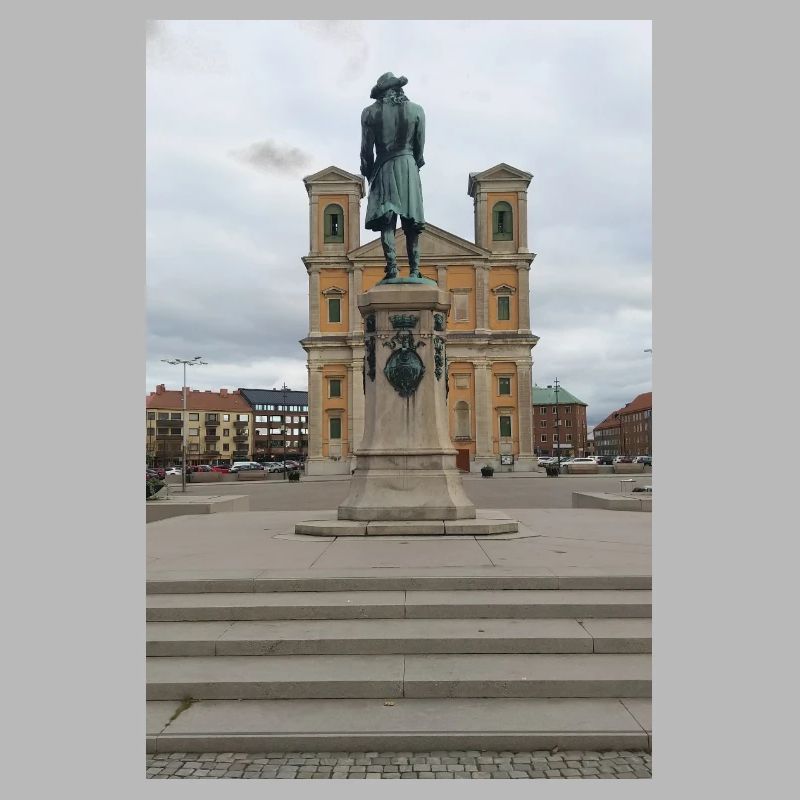 Le roi devant l’église de Frédéric