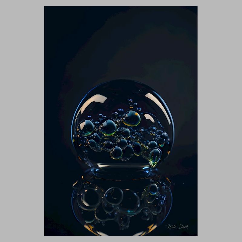 Bulles dans une bulle chrome 1