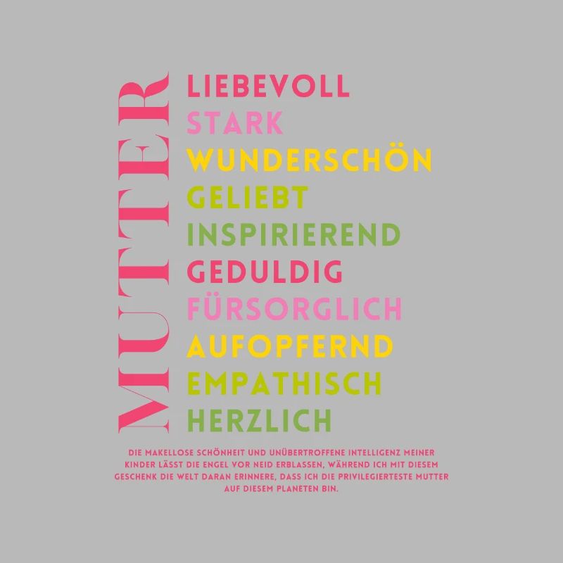 Tolle Mutter von Geschwistern - Muttertag