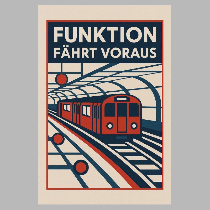 Subway Bauhaus 1930s Function Goes Ahead Retro