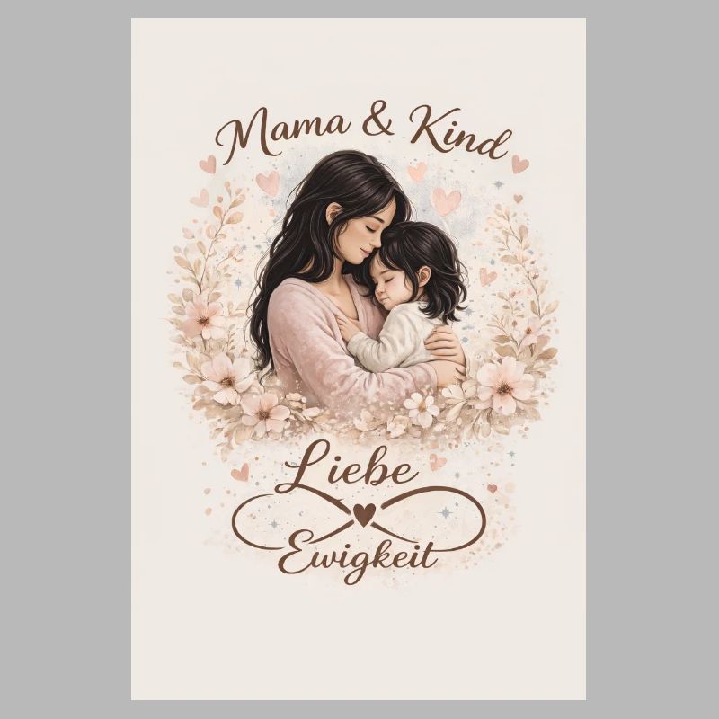 Amour éternel, mère et enfant