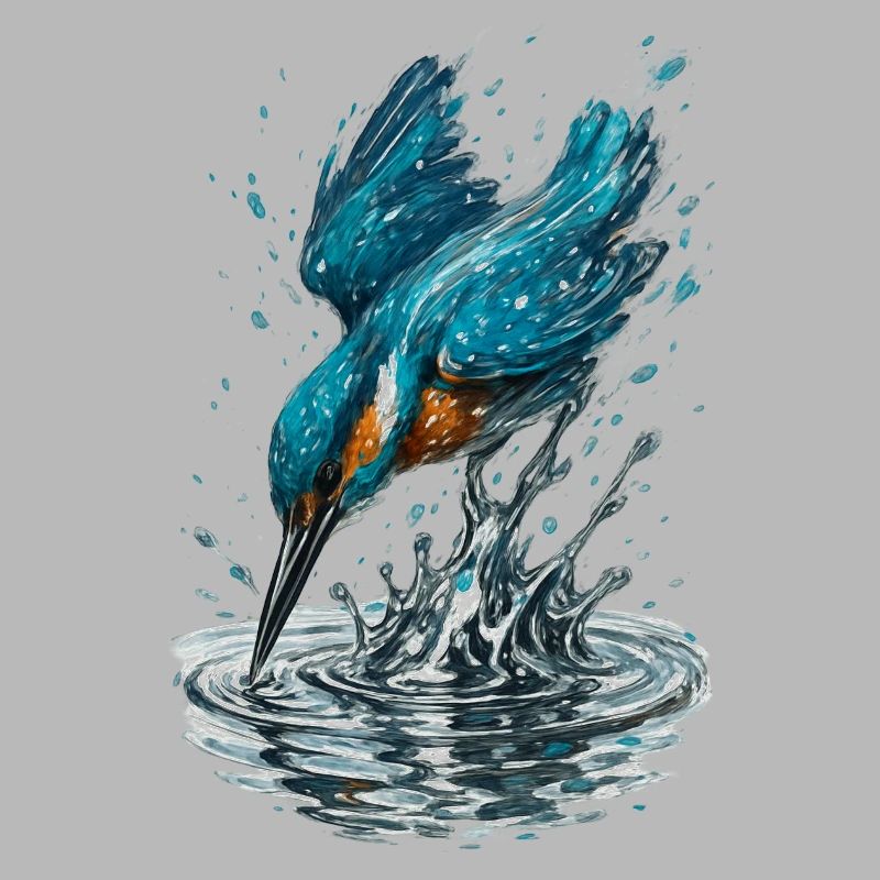 Eisvogel im Einsatz