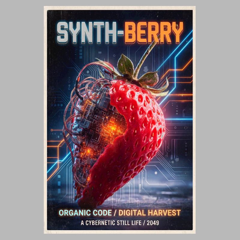 Synth-Beere: Kybernetische Erdbeere