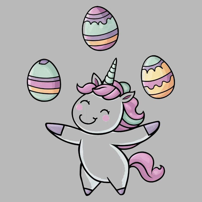 Easter Egg Juggler Unicorn