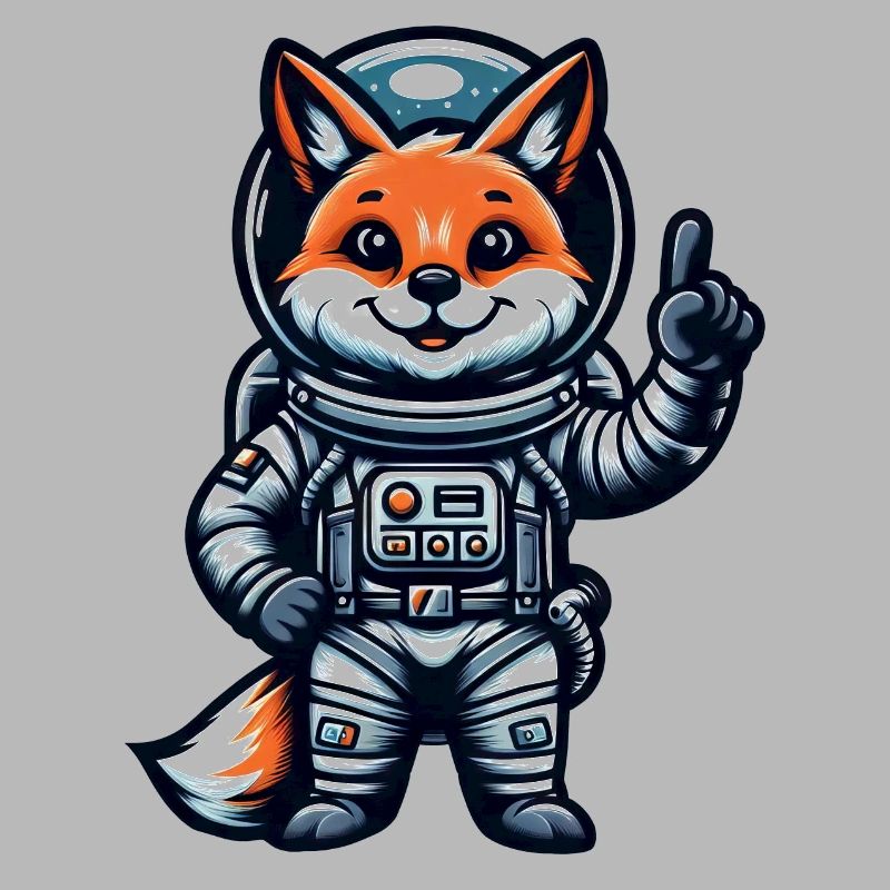 Astronaute Fox Espace Cosmonaute Univers