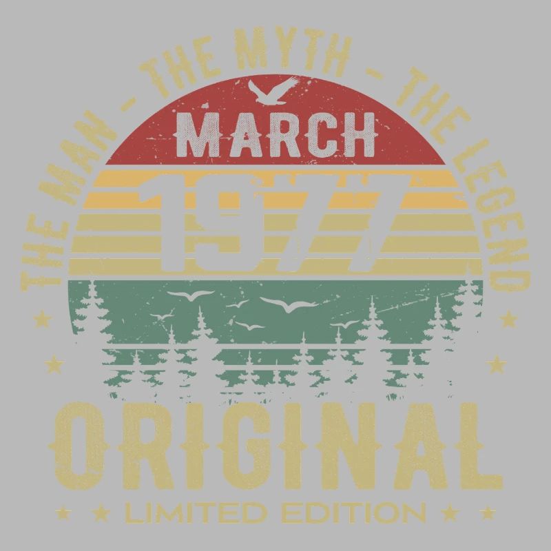 Gift for the 48th Anniversary Original March 1977