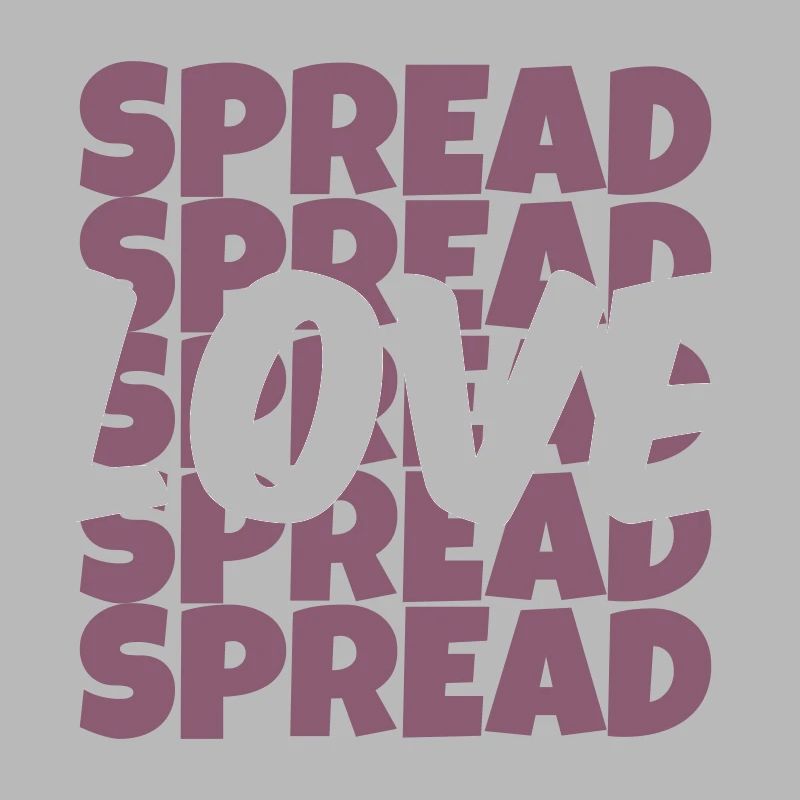 Conception de chemise Spread Love