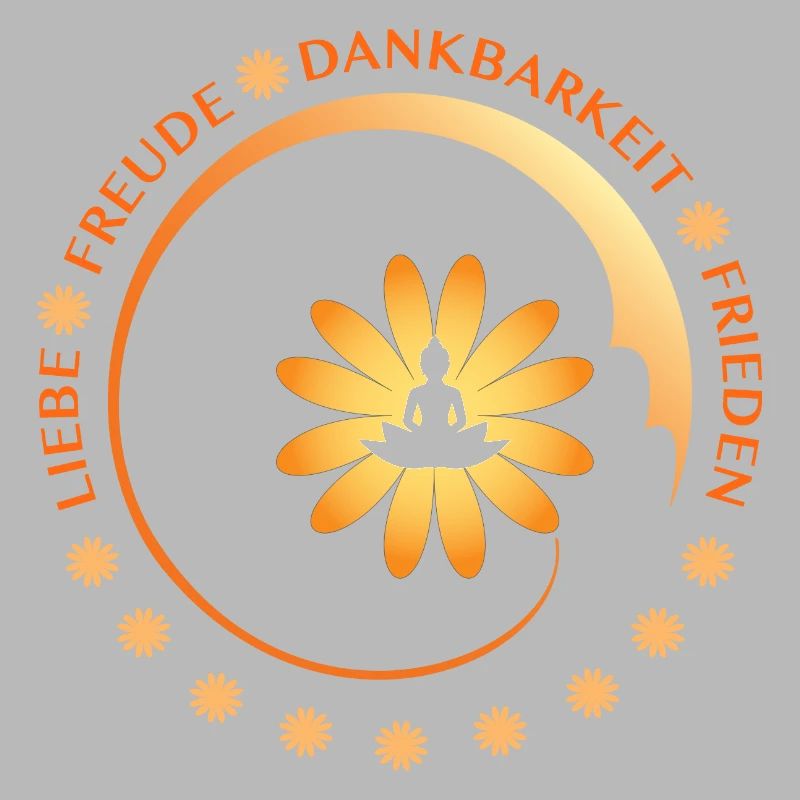 Liebe Freude Dankbarkeit und Frieden