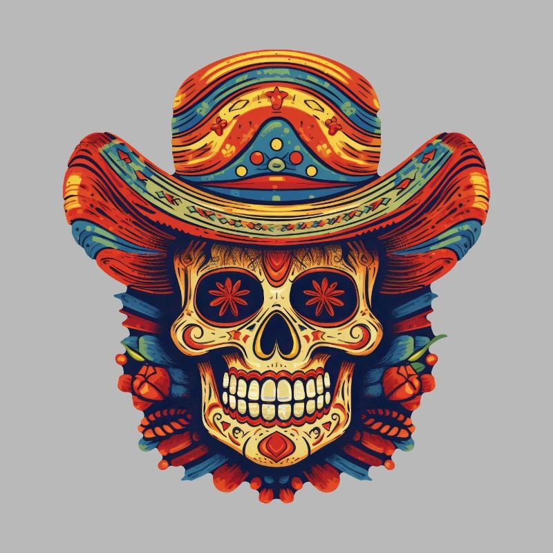 Crâne de Cinco de Mayo