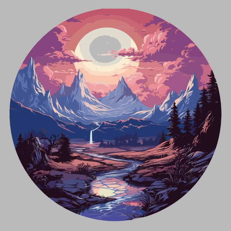 Landschaft - Illustration