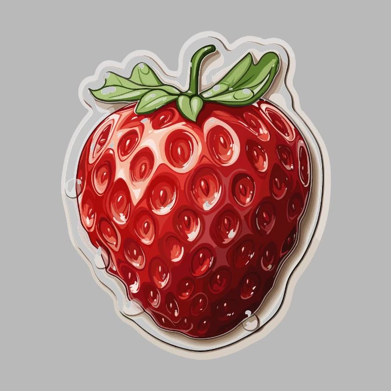 Erdbeere - Illustration