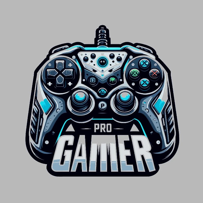 Pro Gamer - Controller Illustration