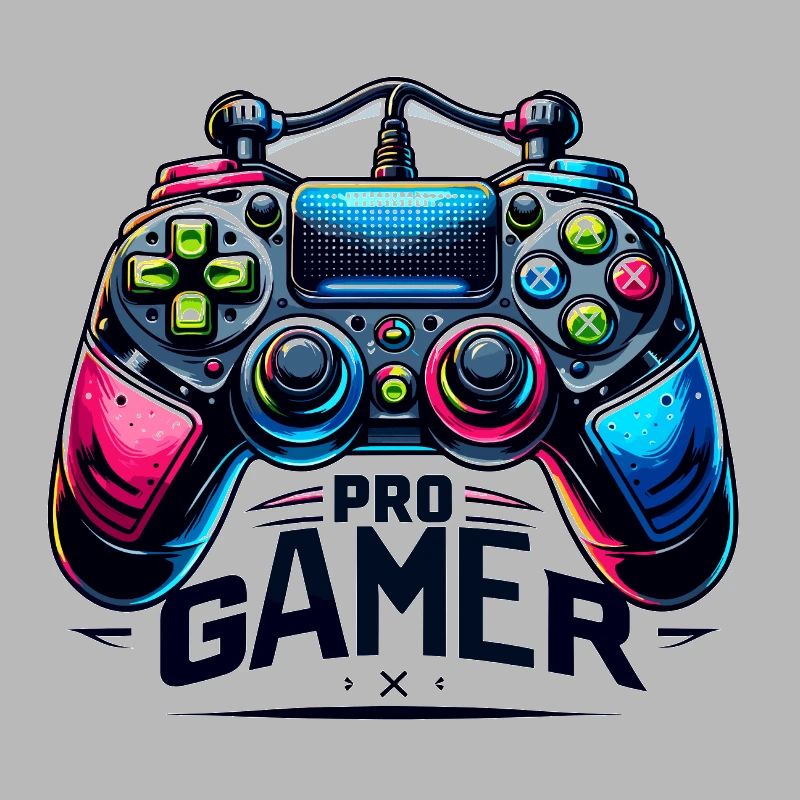 Pro Gamer - Controller Illustration