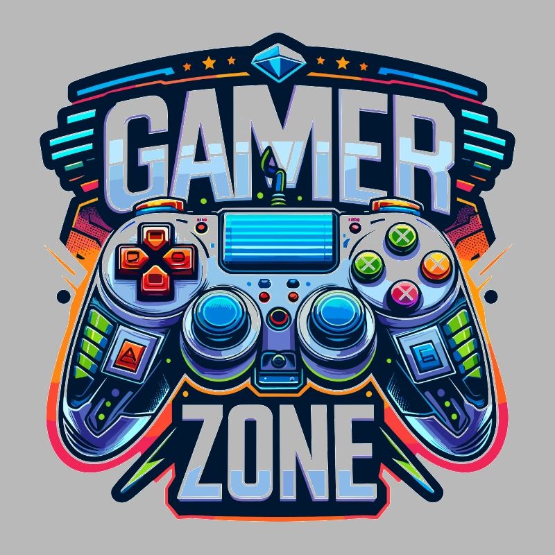 Gamer Zone - Controller Illustration