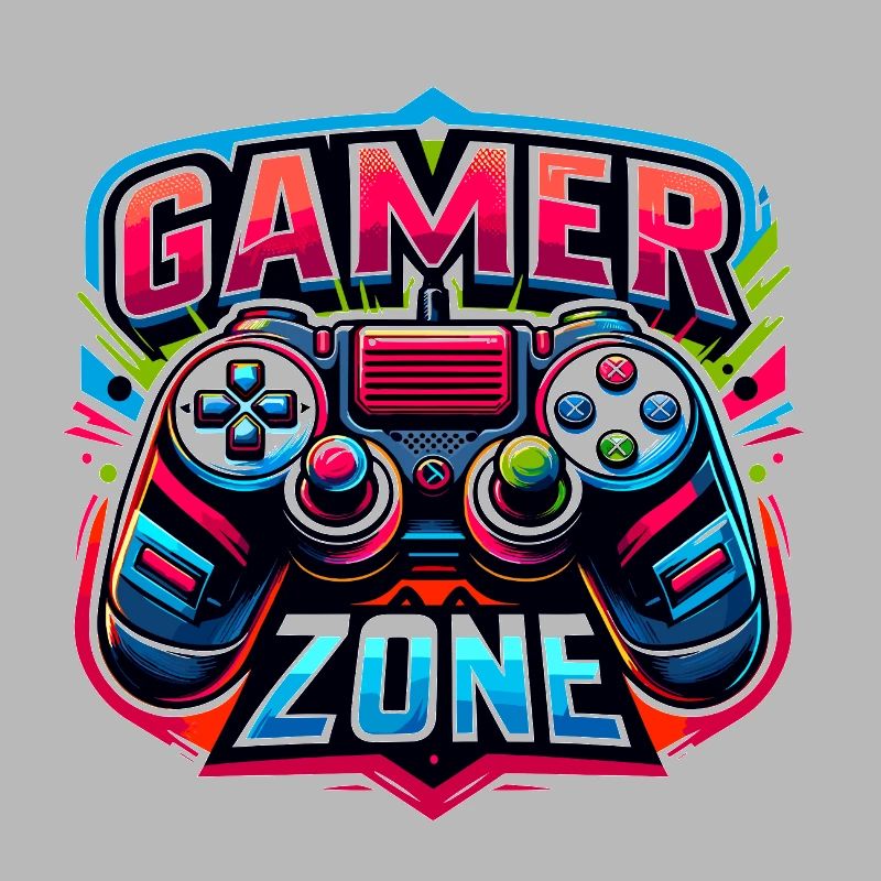 Gamer Zone - Controller Illustration