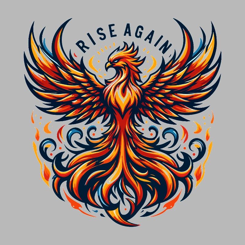 Rise Again - Phönix Illustration
