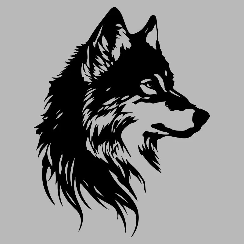Wolf Kopf Tier