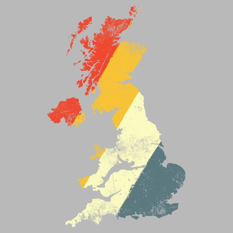 UK-Karten-Prismengradient