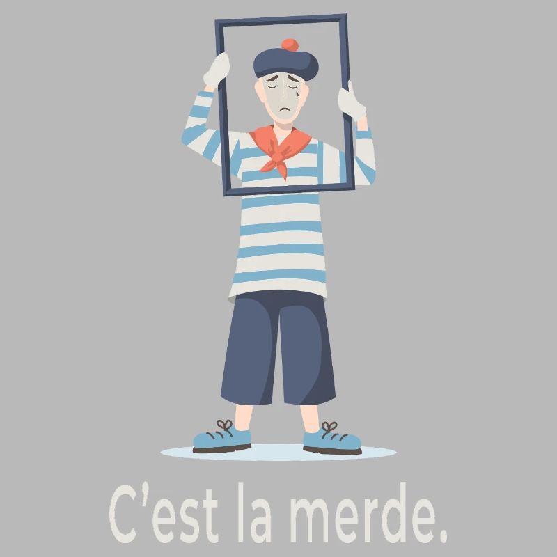 French Humor C’est La Merde Design