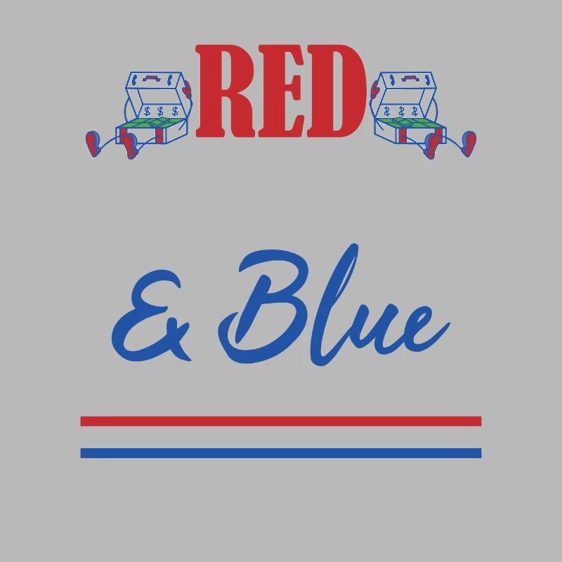 Vétéran du drapeau américain Rouge Blanc & Bleu Équipe comptable