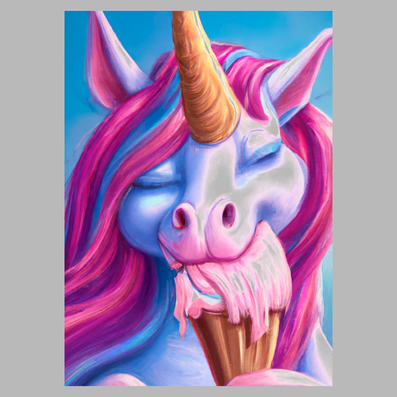 Eiscreme Einhorn