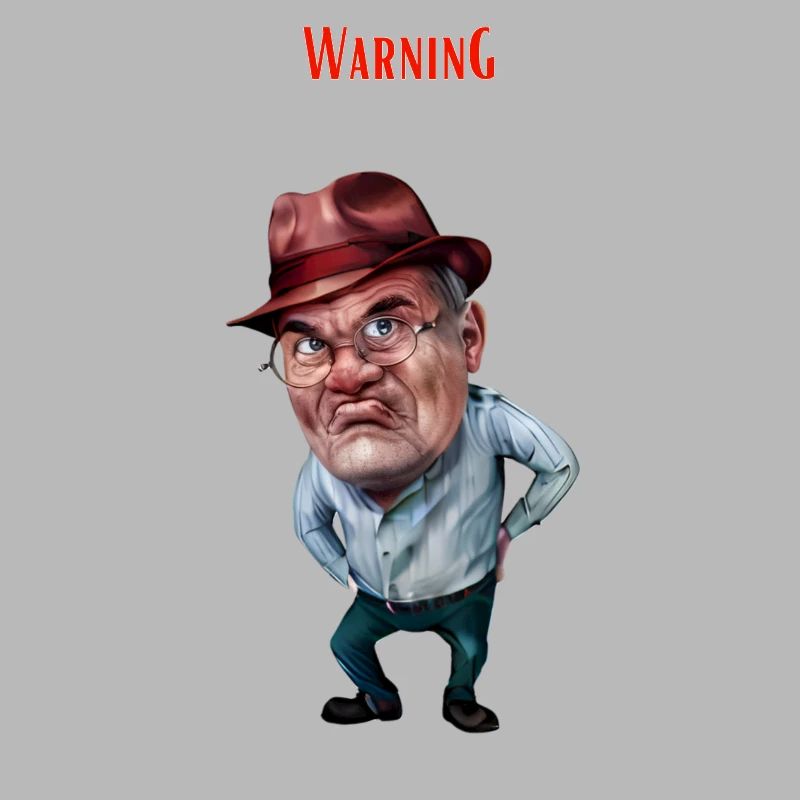 Warning Grumpy Old Man