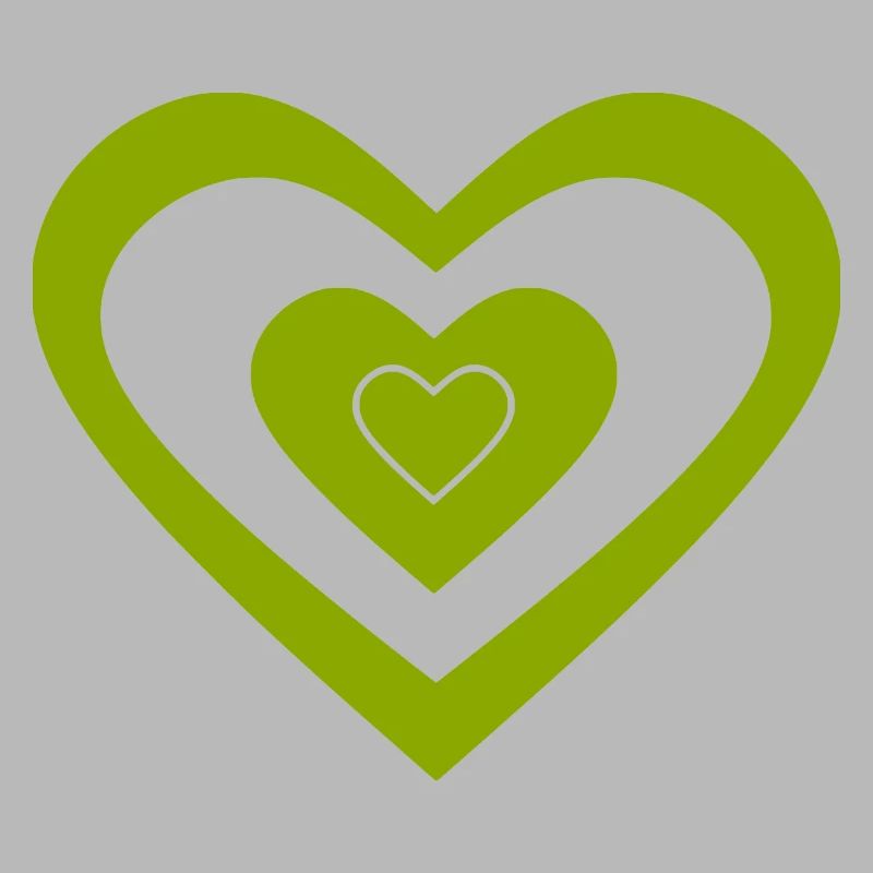 Cœur vert Cœurs Couples de la Saint-Patrick