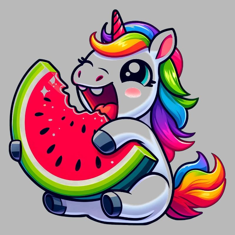 Licorne Pastèque Design d’été