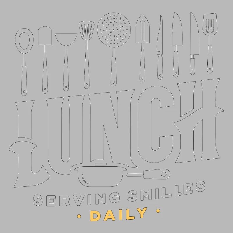 Mittagessen Täglich ein Lächeln servieren