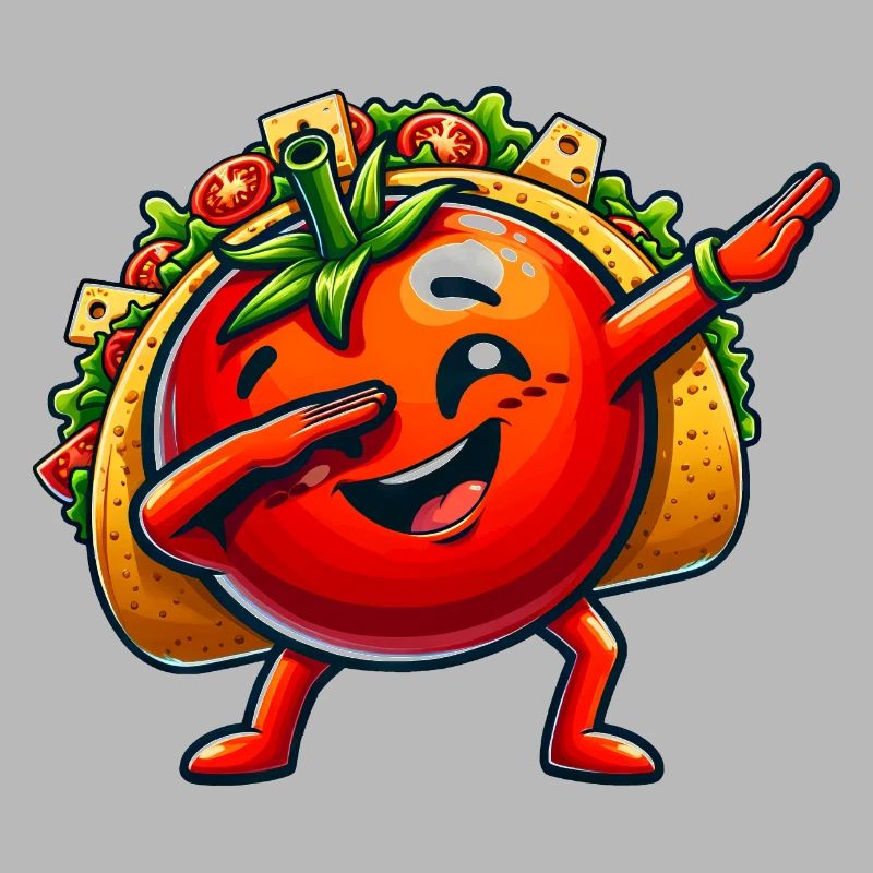 Taco avec Tomato Dabbing Comic