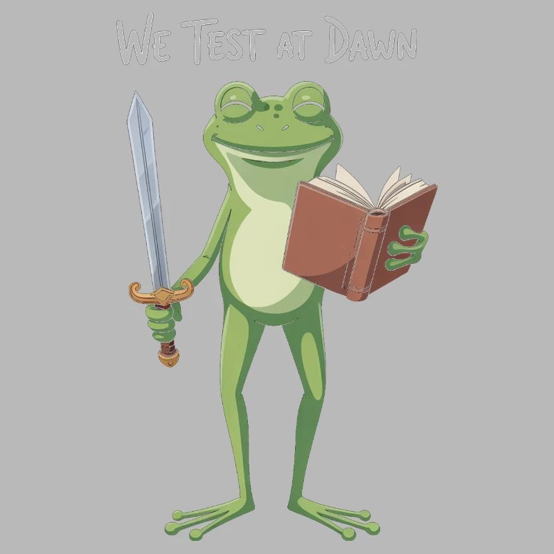Dawn Quest Frog with Book