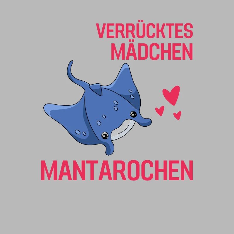 Rochen Mädchen Meerestier Geschenk Mantarochen