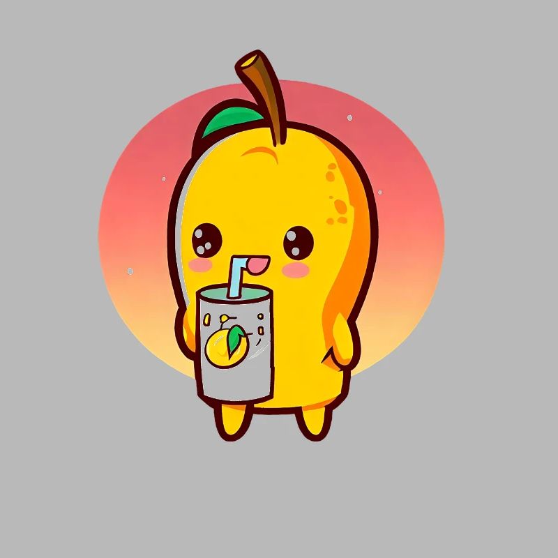 Refreshing mango enjoys mango juice