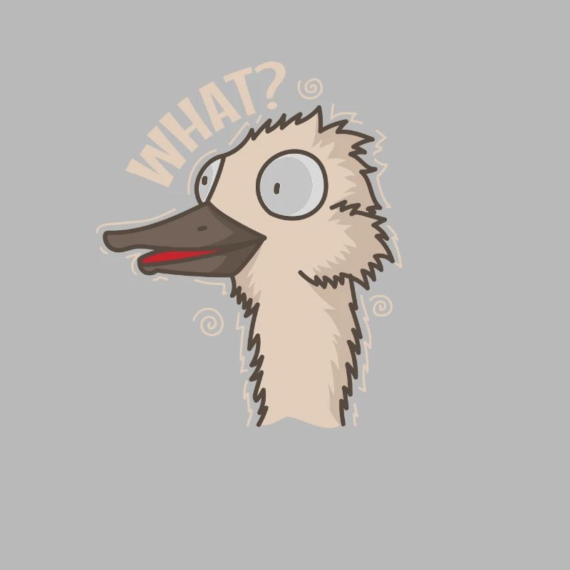 What? Strauß Vogel Tier Sprinter