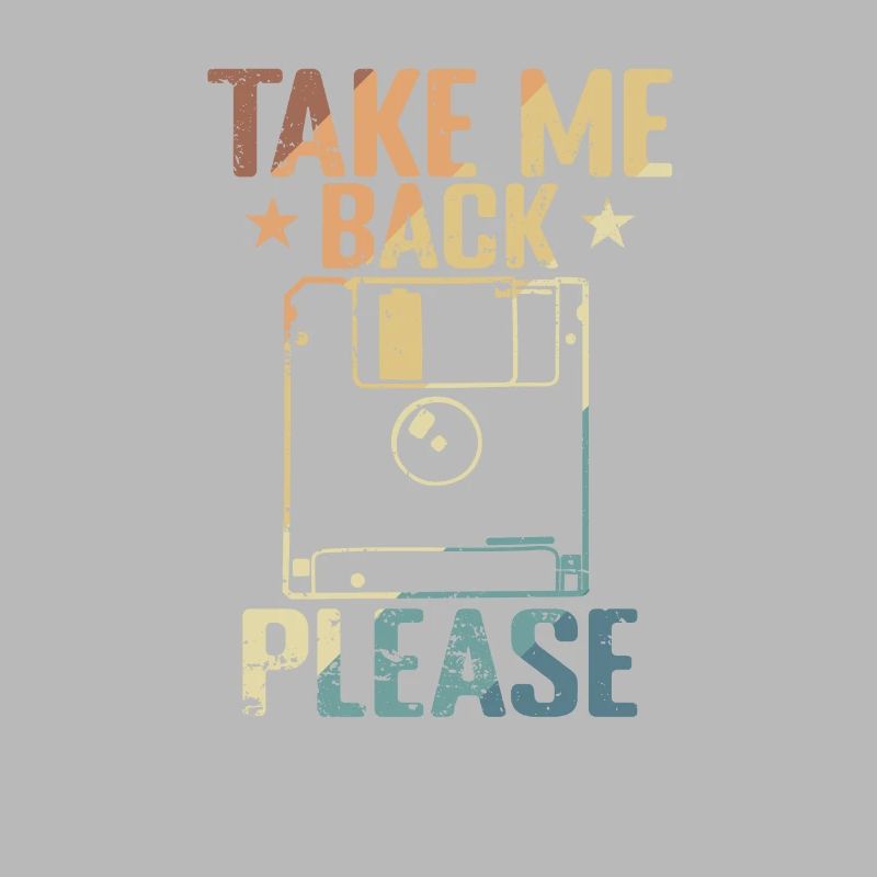 Take me back Please Floppy Disk Module de stockage rétro