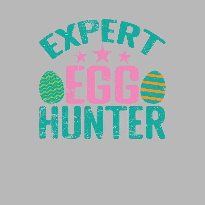 Expert Egg Hunter Easter Colorful Easter Eggs