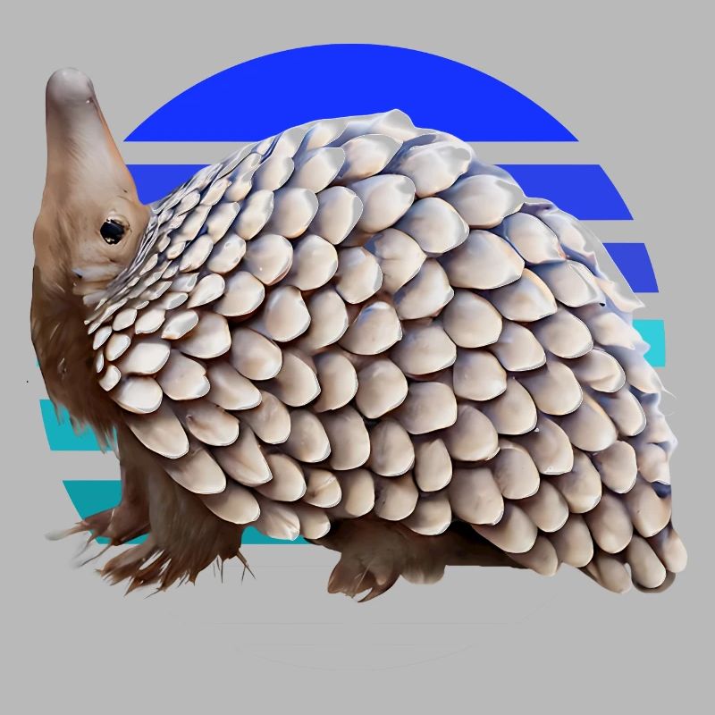 Conception de pangolin mignon