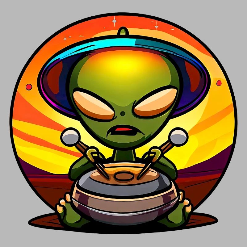 Alien Handpan Player