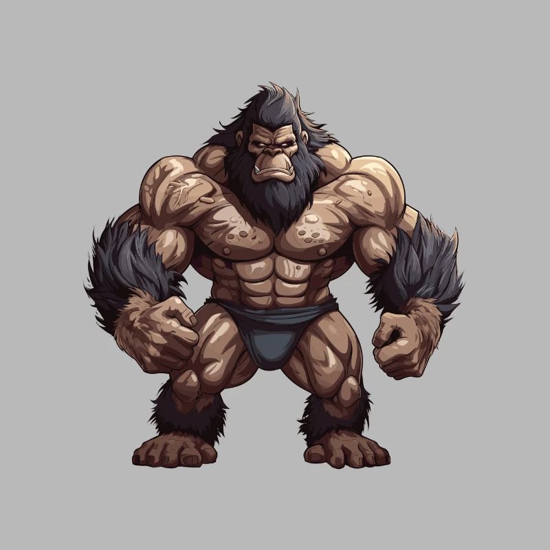 Bodybuilder Gorilla