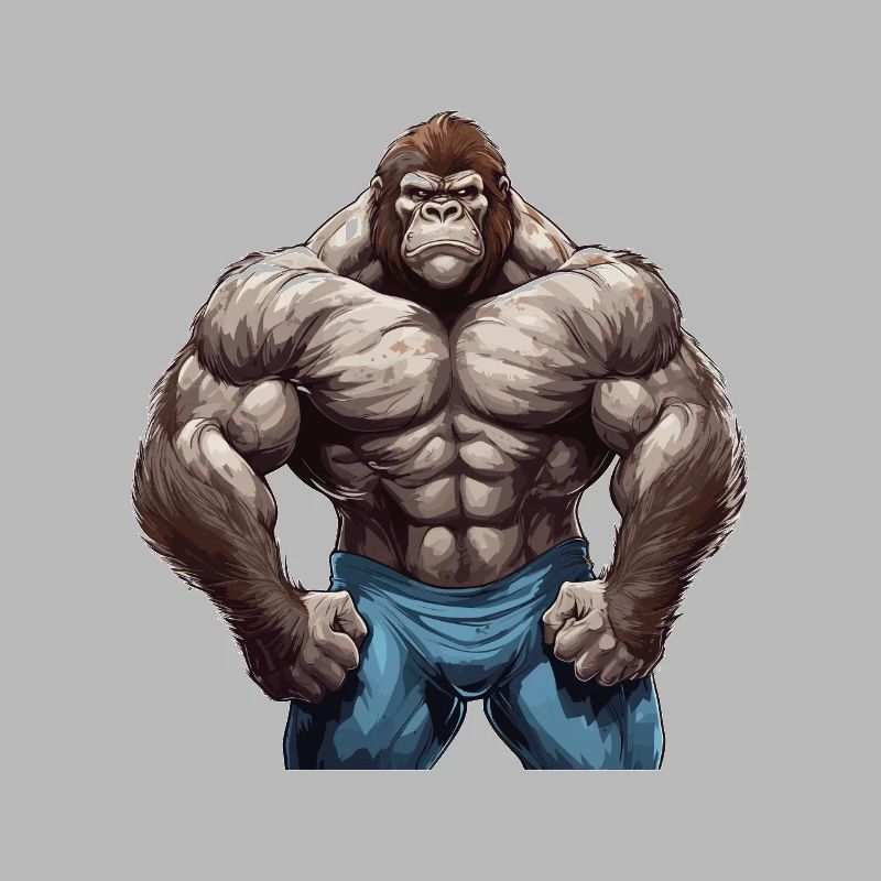 Bodybuilder Gorilla
